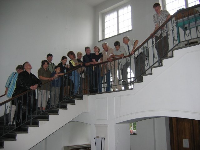 Zuschauer beim Eierwurf