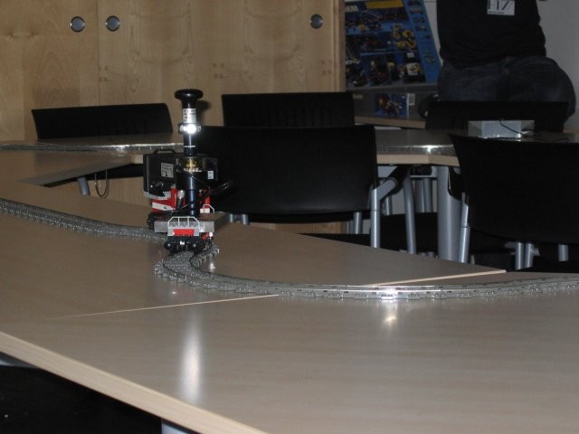 ... zum Lokalisieren der Lego-Eisenbahn