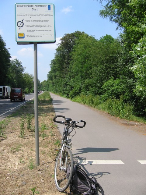 Prüfstrecke für Kilometerzähler
