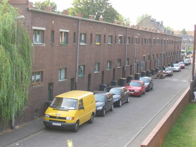 Sieht nach englischen Reihenhäusern aus