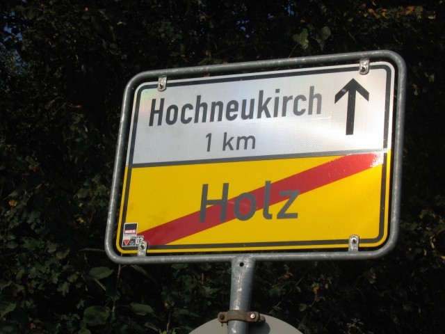 auf geht es nach Holz!