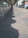... geriffelter Schatten