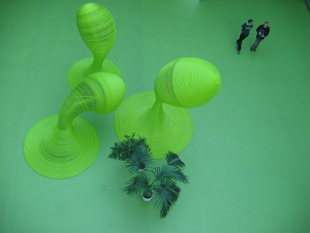 Die Eier sind riesig!