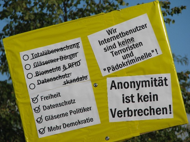 Anonymität ist kein Verbrechen