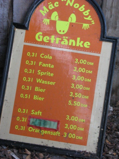 Eine Cola für drei Mark