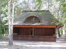 Eine Hütteim Wald