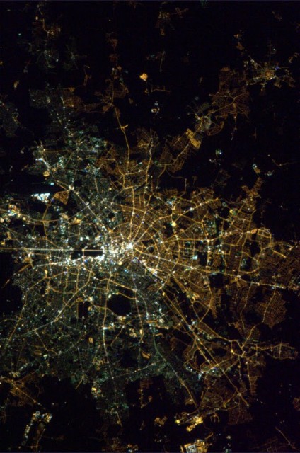 Berlin at night. Amazingly