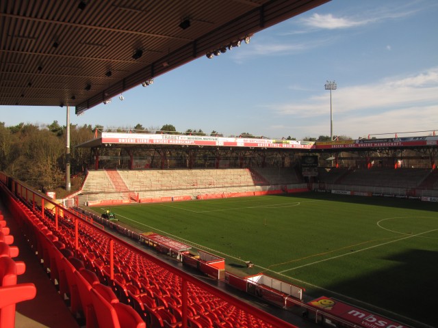 Tribüne des Stadions Alte Försterei