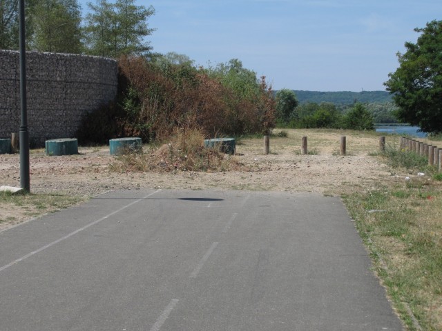 Mantes - Ende des Radweges