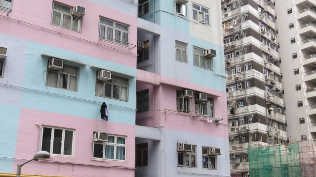 Hong Kong - Hochhäuser aus der Nähe