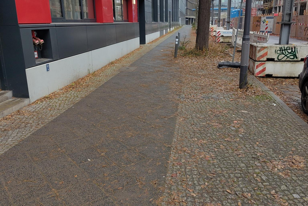 Gehweg in Berlin