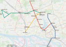 Ideen eines Straßenbahnnetzes der Linken 2026